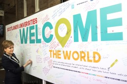 Edinburgh event signage